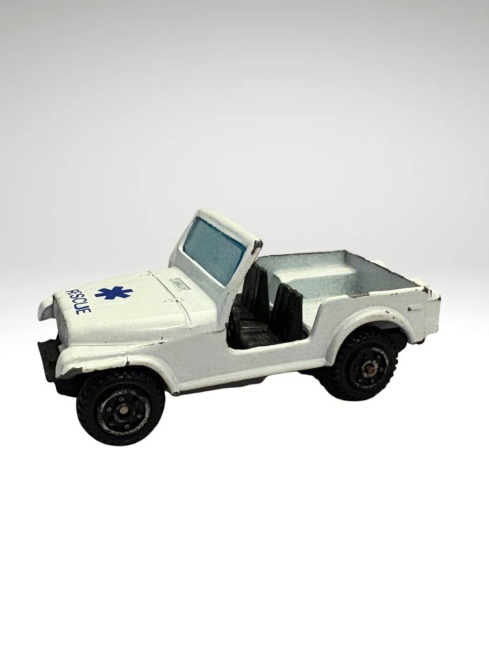 Vintage Yatming #1608 Rescue Medic Jeep 1:64 Diecast 1980s (SKU: 231TO)